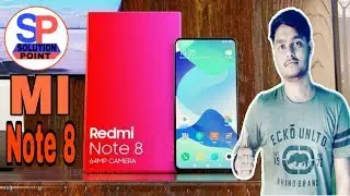 Redmi Note 8 Unboxing And Full Specification OFFICAL | By SolutioN PoinT