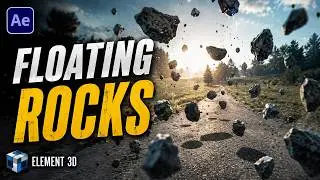 Floating Rocks 3D After Effects Tutorial