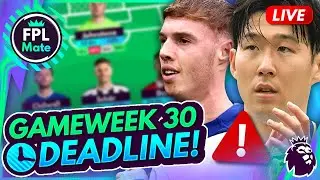 FPL GW30 DEADLINE STREAM - EARLY TEAM NEWS! 🚨 | Gameweek 30 Fantasy Premier League 2023/24