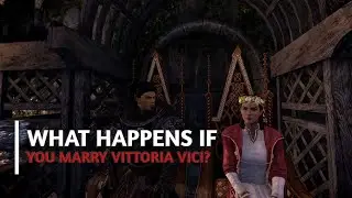 Skyrim - What happens if you marry Vittoria Vici?