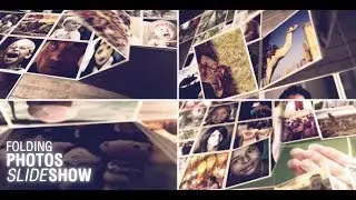 Folding Photos Slideshow | After Effects Template