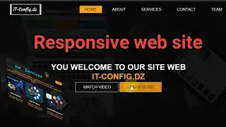تصميم و تطوير موقع الكتروني من الصفر في فيديوا واحد( front end) مثال شامل | Full web site création|