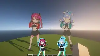Hololive Houshou Marine & Kobo Kanaeru (宝鐘マリン＆こぼ・かなえる) 【original anime MV】but in Minecraft