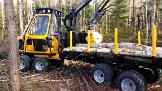 Kinetic T8 8x8 med 5,5 m kran