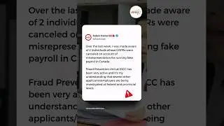 Alarming news: COPRs canceled due to misrepresentation and fake payrolls.