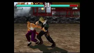 Paul With Jin Kazama Fighting Style Stun Forest Law and Law Dont Know How to Fight Tekken 3