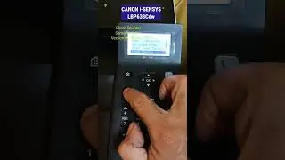 check counter - series number - máy in Canon LBP 630C #shorts