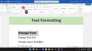 Ms. Text Formatting | In HIndi | Basic Computer  Ms. Word Page Formatting #textformatting #msword