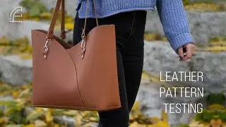 How to Make a Leather Tote Bag | Leather Pattern Testing