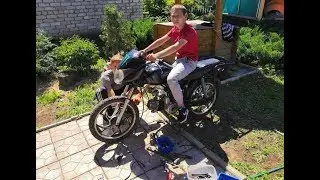 Мопед Альфа Спорт первый запуск