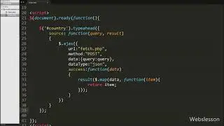 Autocomplete Textbox using Typeahead with Ajax PHP Bootstrap