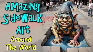 Funny And Amazing Sidewalk Art From Around The World