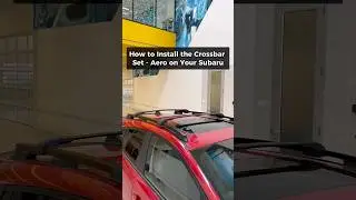 How to Install the Crossbar Set - Aero