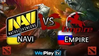 Na'Vi vs Empire - Game 2/3 - WePlay DoTA 2 League PlayOffs Highlights