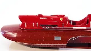 Seacraft Gallery - Ferrari Arno XI Hydroplane 70cm Model Boat