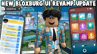 THE NEW BLOXBURG UI REVAMP UPDATE IS HERE! NEW PHONE, LOADING, MAIN MENU and MORE!
