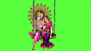Radha Krishna green screen video || devotional green screen video || Radha Krishna background video