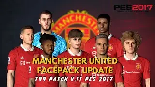 MANCHESTER UNITED FACEPACK | T99 PATCH V.11 PES 2017