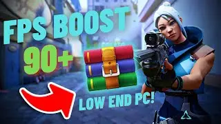 How to BOOST FPS in VALORANT! (More than 100+ FPS)