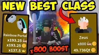 GETTING NEW *BEST CLASS*!! ZEUS CLASS! - Roblox Saber Simulator