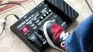 Boss ME-25 multi effects pedal - presets / tones demo