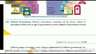 Political legal and technological environment