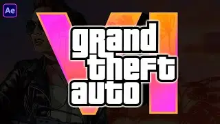GTA 6 Trailer Title Animation  - After Effects