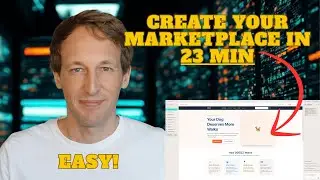 How to start an online marketplace in 23 min