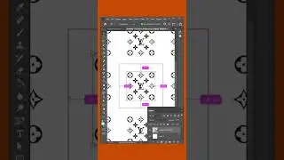 How to create the Louis Vuitton Pattern in 25 seconds. 