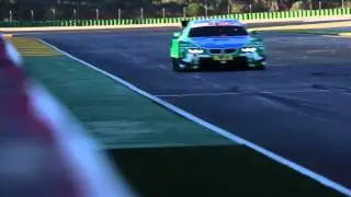 BMW DTM M3 Testdrives: Driving action at Valencia.
