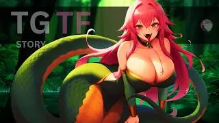 I became LAMIA GIRL | Male to Female Transformation Animation | TG TF Anime Dub