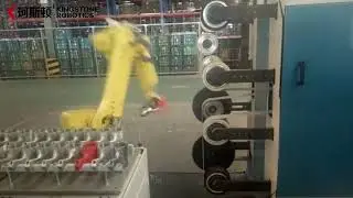 Robot Grinding Polishing  Cell For Special Shape Casting Parts