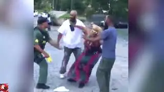 Atlanta cop investigated for throwing surprise punch at suspect — then shoving his mother to the gro