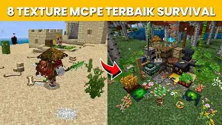 8 TEXTURE PACK MCPE TERBAIK UNTUK SURVIVAL MINECRAFT 1.20/1.21