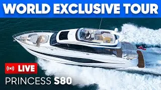 World Exclusive Princess S80 Tour LIVE broadcast from Cannes 2024