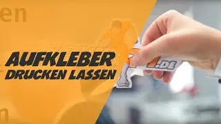 Hinter den Kulissen - wie werden Aufkleber produziert.