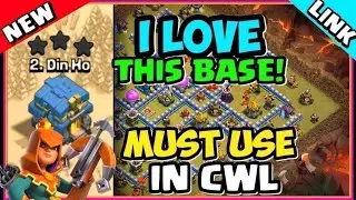 New War Base Th12 2021 | Unbeatable Th12 War/Hybrid Base Link |Th12 base Anti 3 star | CWL Base |COC