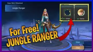 HOW TO GET "FREE JUNGLE RANGER & BORDER" MIYA SKIN IN MOBILE LEGENDS