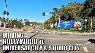 🚗Driving LA: Hollywood to Universal City, California