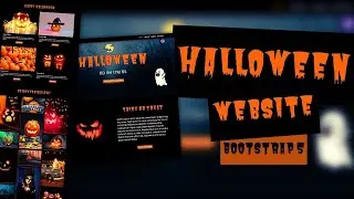 Responsive Halloween Website Using Bootstrap 5 | Free Source Code