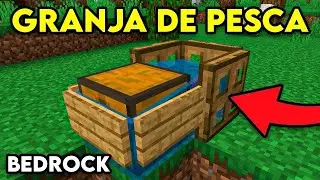 GRANJA de PESCA AUTOMÁTICA para Minecraft Bedrock y Java 1.20