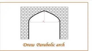 Draw parabolic arch