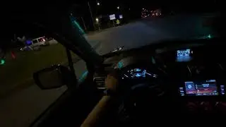 Subaru Forester 2.0TD POV NIGHT DRIVE