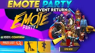 EMOTE PARTY EVENT RETURN | EMOTE PARTY EVENT RETURN KAB AAYEGA | FIRE FIRE NEW EVENT | FF NEW EVENT