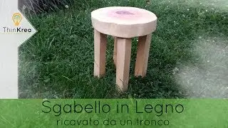 Trunks Wooden Stool - DIY