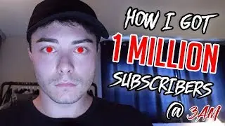 HOW I GOT ONE MILLION SUBSCRIBERS AT 3 AM!! (LIVE REACTION, Q&A)