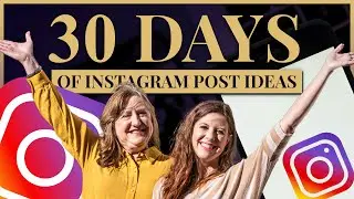 30 Days of Instagram Post Ideas Proven to Convert Leads & SALES
