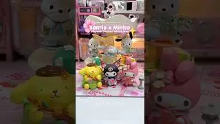 Sanrio Miniso blind boxes will forever be on top! 🌸 #sanrio #miniso #blindbox #kawaii #kuromi