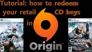Tutorial - Redeem for free your retail Box PC DVD version of Crysis or Crysis Warhead in EA Origin