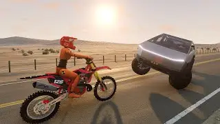 Realistic Rollover Crashes - BeamNG Drive😲